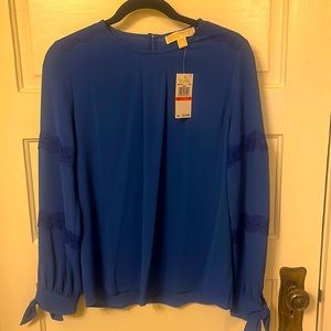 MICHAEL Michael Kors blue top